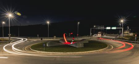 Vstopno krožišče na Kozini je dobilo končno podobo 4